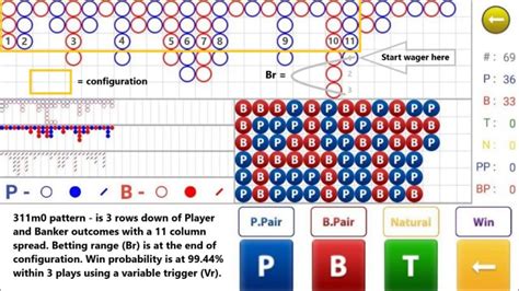 baccarat pattern recognition